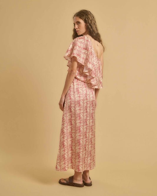 Reveta Dress Pink Print