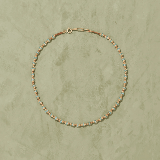 Kamilah Necklace Blue Topaze