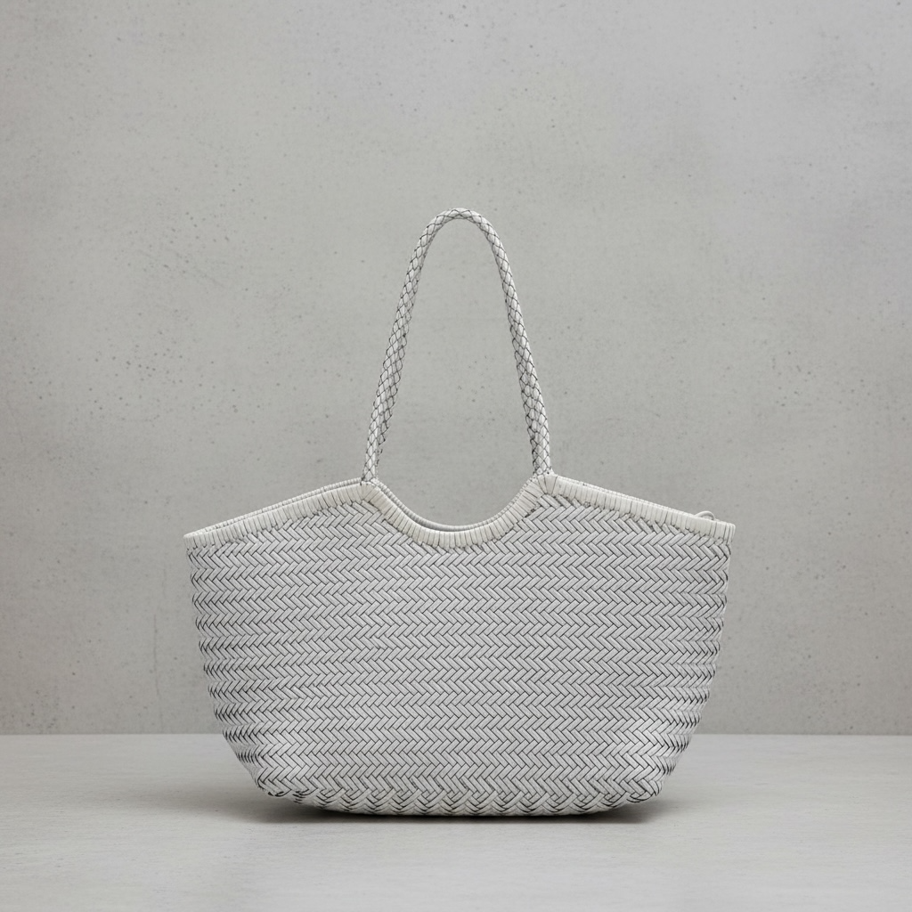 Tal Leather Bag White