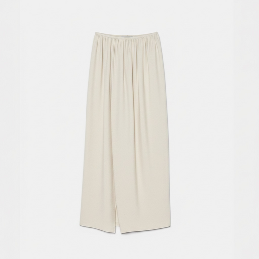 Silk Blend Skirt Offwhite 15088