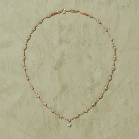Peony Talisman Blue Topaze