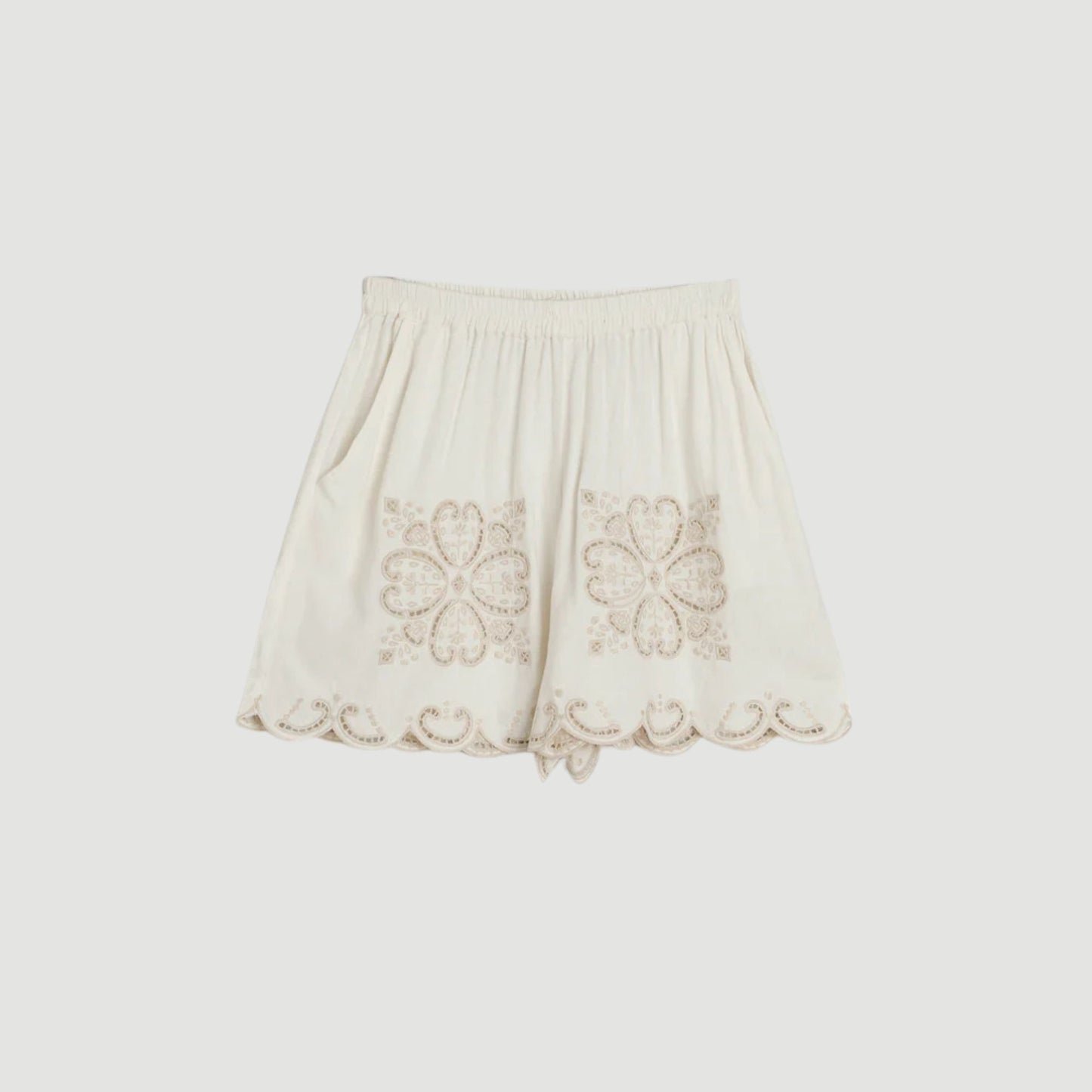 Floral Shorts Off White